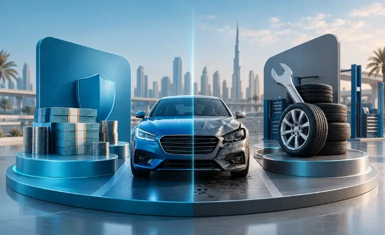 Cash settlement compared with insurer repair for a UAE car insurance claim